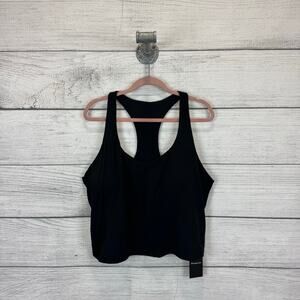 Fabletics Plus Size Active Black Racerback Bra Tank Size 4X